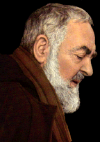 St. Padre Pio, "The Cross Is The Pledge of Love."